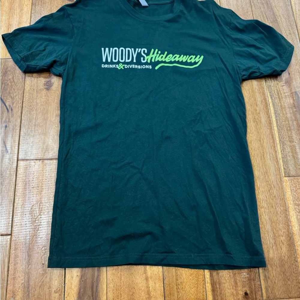 Men's Dark Green Logo T‑Shirt